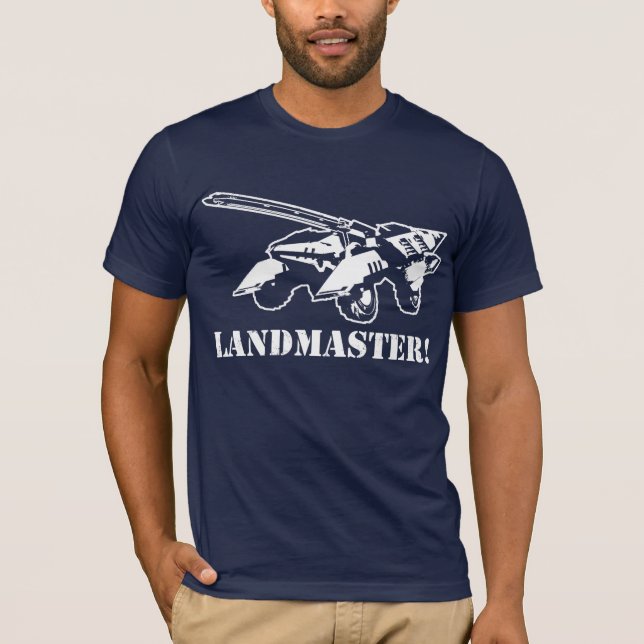 ¡Landmaster! - Camiseta oscura (Anverso)