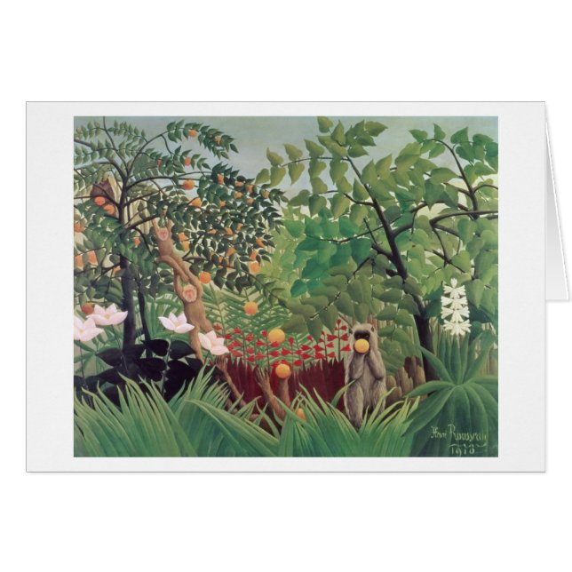 Landscape exótico, 1910 (Anverso (Horizontal))