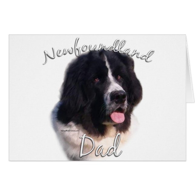Landseer Newfoundland Dad 2, Newfie Dad y Newf Dad (Anverso (Horizontal))