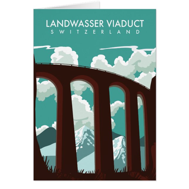 Landwasser Viaduct Suiza T-Shirt (Frente)