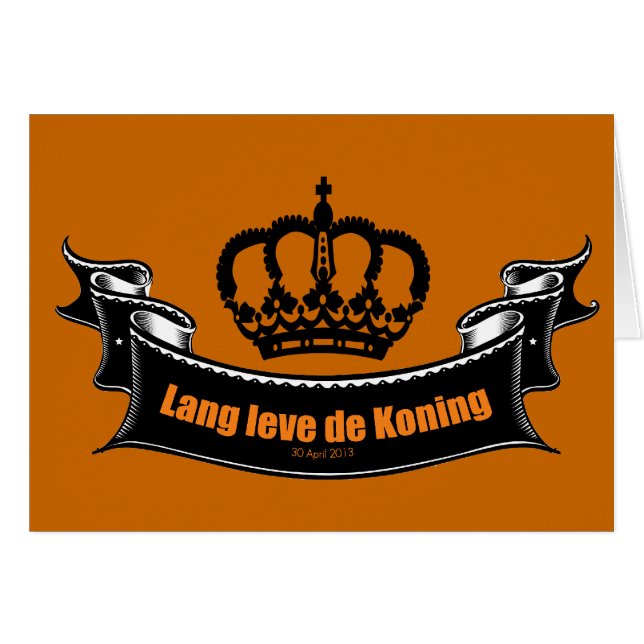 Lang leve de Koning (Anverso (Horizontal))