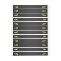 Langosta de bogavante poligonal dorada sobre negro