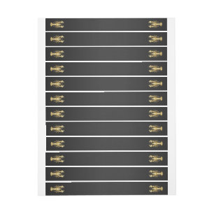 Langosta de bogavante poligonal dorada sobre negro