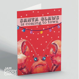 Langosta de vacaciones de Navidad