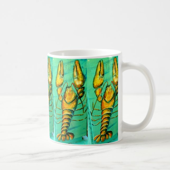 langostas mainas taza de café verde (Derecha)