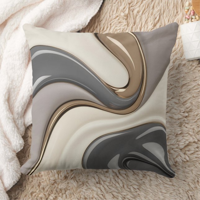 Lanza de almohada en un gráfico abstracto elegante (Manta)