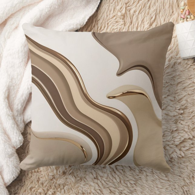 Lanza de almohada en un gráfico abstracto elegante (Manta)