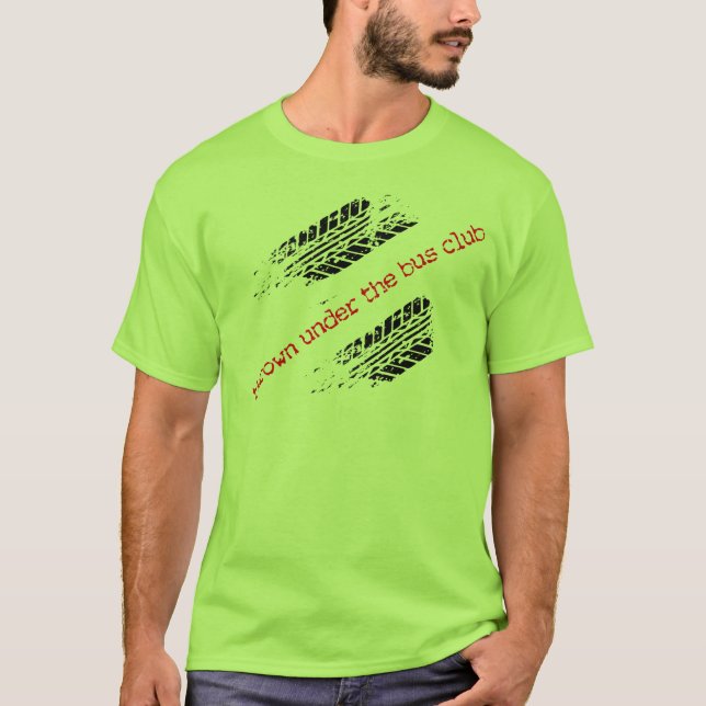 Lanzado debajo de la camiseta del club del autobús (Anverso)