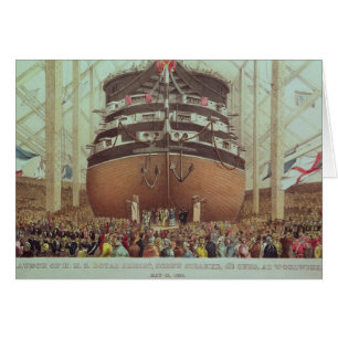 Lanzamiento de H.M.S. Royal Albert, vapor del