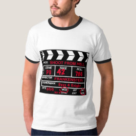 Lanzamiento de la camiseta de la pizarra de la
