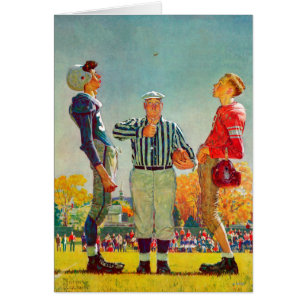 Lanzamiento de la moneda de Norman Rockwell