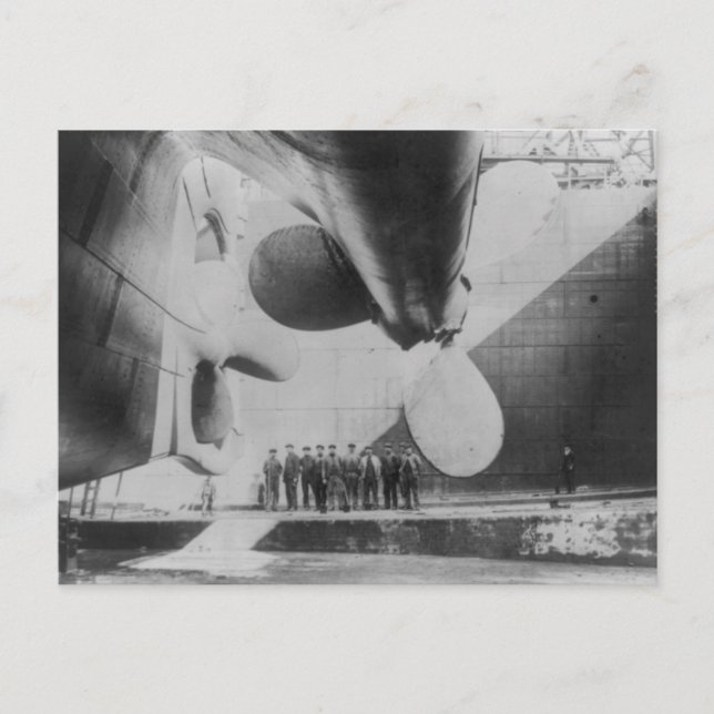 Lanzamiento de la tarjeta postal Titanic (Anverso)