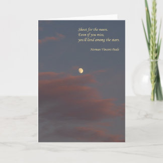 Lanzamiento para la luna - tarjeta de nota de