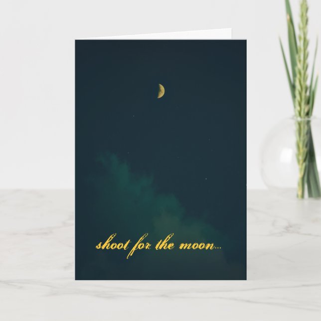 "Lanzamiento para tarjeta de la luna" (Anverso)