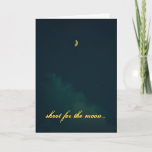 "Lanzamiento para tarjeta de la luna"