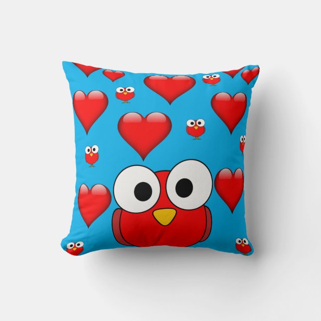 lanzar almohada decore valentines corazones (Anverso)