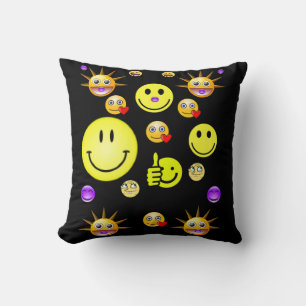 lanzar caras de decore de almohada