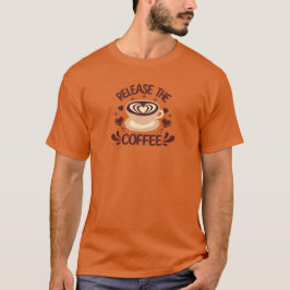 Lanzar la camiseta de café
