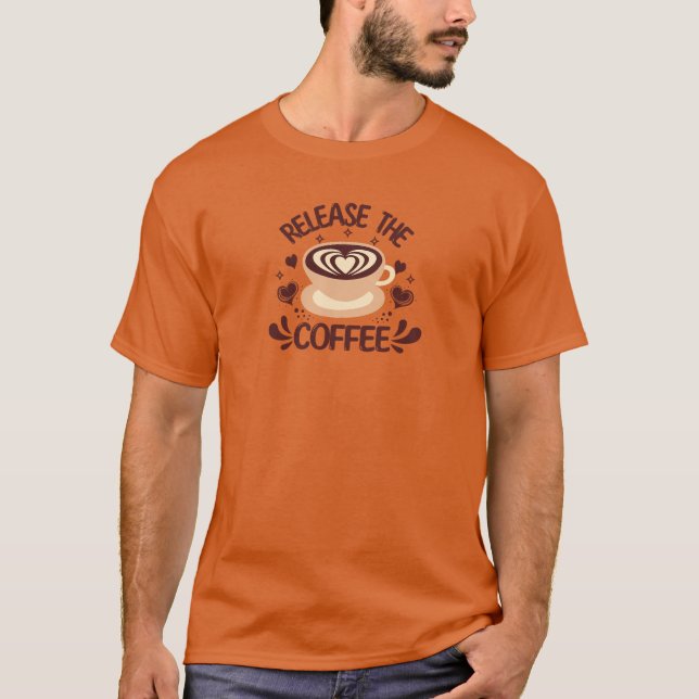 Lanzar la camiseta de café (Anverso)