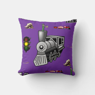 lanzar trenes decore de almohada