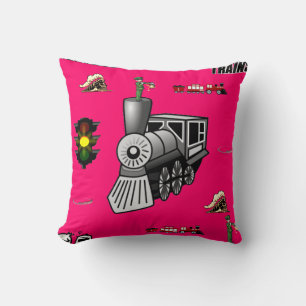 lanzar trenes decore de almohada