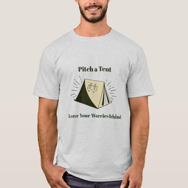 Lanzar una camiseta de campamento (Anverso)