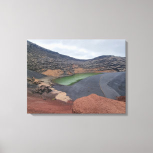 Lanzarote El Golfo Ver la impresión de lienzo