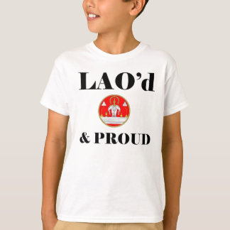 LAO'd y camiseta ORGULLOSA de los niños