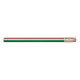 Lápices de bandera italiana con texto personalizad (Reverso)