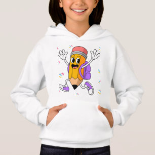 Lápiz amistoso diseño de regreso a la escuela.