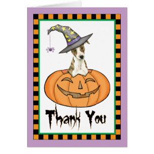 Lápiz de Halloween Tarjeta de agradecimiento