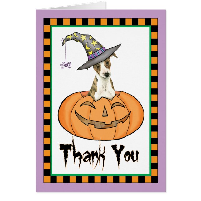 Lápiz de Halloween Tarjeta de agradecimiento (Frente)