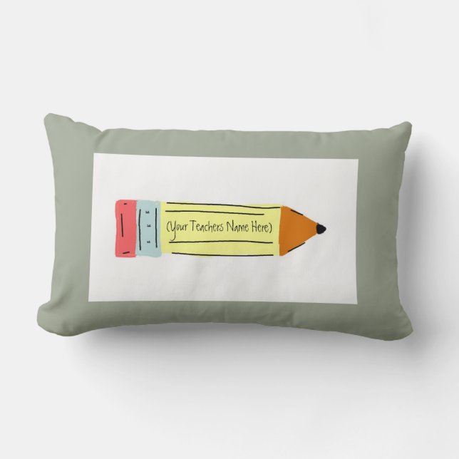 Lápiz de la almohada del profesor (Anverso)