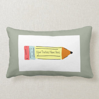 Lápiz de la almohada del profesor