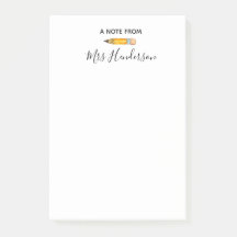 Lápiz de la nota de post-it del regalo del