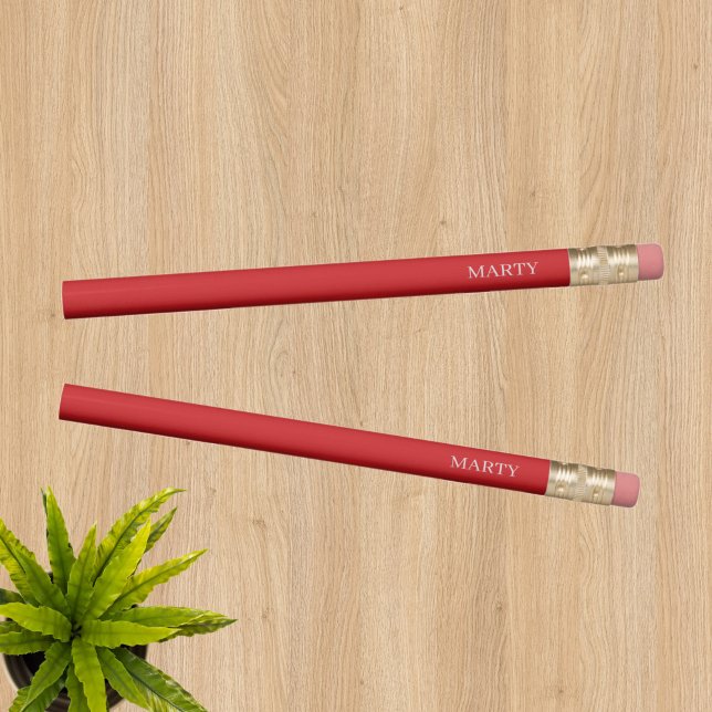 Lápiz rojo monogramo (Subido por el creador)