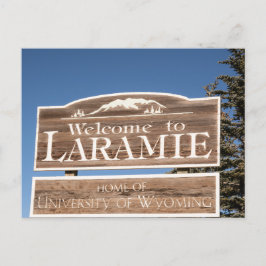 Laramie Wyoming Viaje de recuerdo de tarjetas post