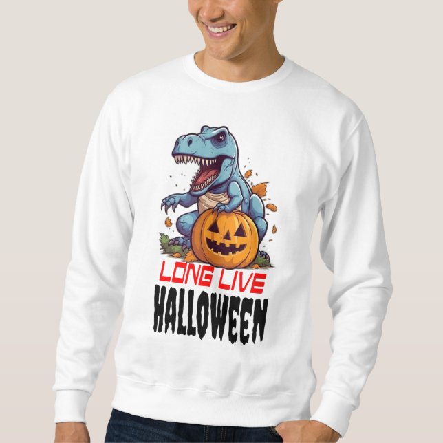 Larga vida a la sudadera masculina de Halloween (Anverso)