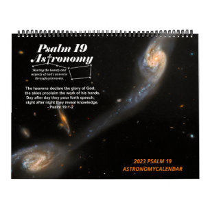 LARGE Psalm 2023 Calendario de la Sociedad de Astr