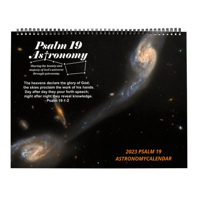 LARGE Psalm 2023 Calendario de la Sociedad de Astr (Tapa)