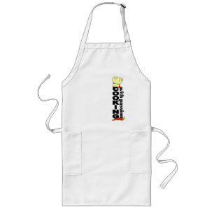 Largo Cocina con delantal de la pasión