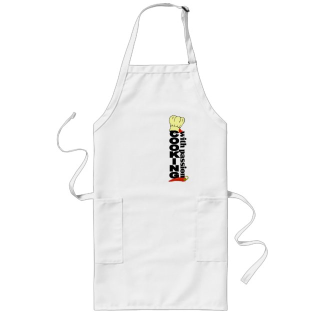 Largo Cocina con delantal de la pasión (Frente)