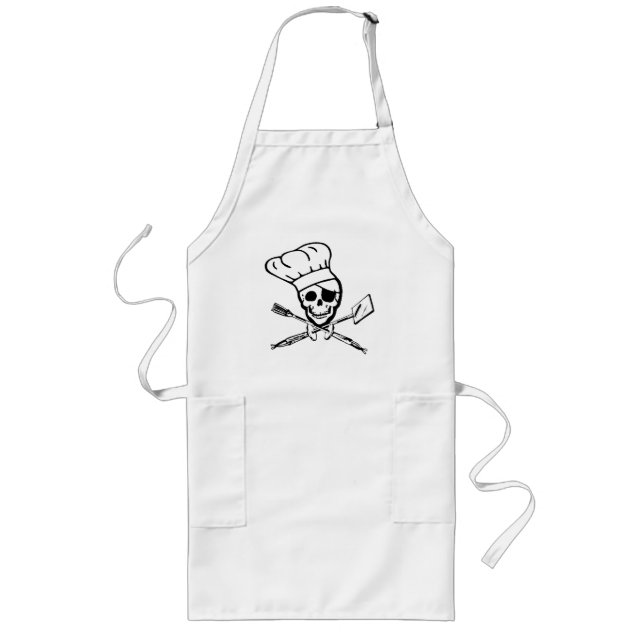 Largo Cocinero de Rogelio del pirata o delantal alegre (Frente)
