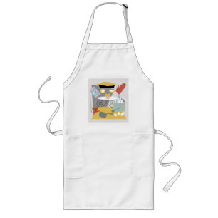 Largo "Cuezo" el delantal del cocinero artístico
