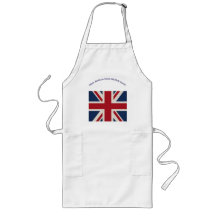 Delantal - Bandera Union Jack con declaración inge