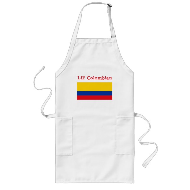 Largo Delantal colombiano de Lil (Frente)