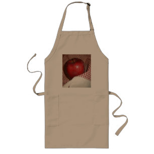 Largo Delantal de Apple del país