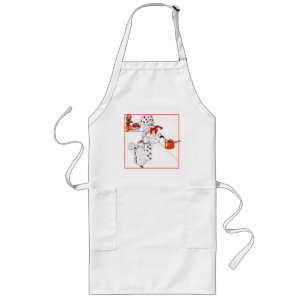 Largo Delantal de "Chien du Cuisine" de los ángeles de