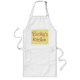 Largo Delantal de cocina de Becky