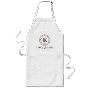 Largo Delantal de cocina de Tira
